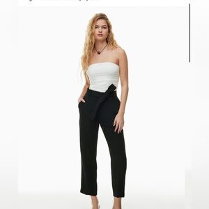 Wilfred front tie pants (mustard)